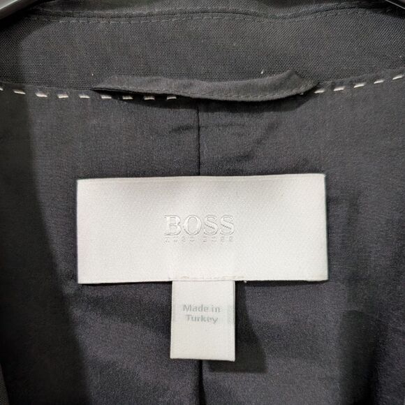 HUGO BOSS Julea Black Two Button Blazer - Women's US 4 - Picture 5 of 8